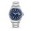 Phiilip Watch Caribe 42 mm jh blue dial bracelet